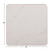 ΕΠΙΦΑΝΕΙΑ ΤΡΑΠΕΖΙΟΥ SINTERED STONE ΤΕΤΡΑΓΩΝΗ HM6655.12 ΠΛΑΙΣΙΟ ALU ΧΡΥΣΟ 80x80εκ.