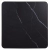 ΕΠΙΦΑΝΕΙΑ ΤΡΑΠΕΖΙΟΥ SINTERED STONE ΤΕΤΡΑΓΩΝΗ HM6655.03 ΠΛΑΙΣΙΟ ALU ΜΑΥΡΟ 80x80εκ.