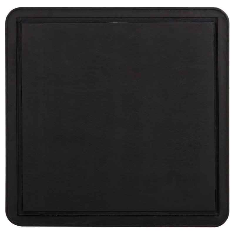 ΕΠΙΦΑΝΕΙΑ ΤΡΑΠΕΖΙΟΥ SINTERED STONE ΤΕΤΡΑΓΩΝΗ HM6655.03 ΠΛΑΙΣΙΟ ALU ΜΑΥΡΟ 80x80εκ.