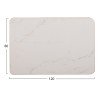 ΕΠΙΦΑΝΕΙΑ ΤΡΑΠΕΖΙΟΥ SINTERED STONE HM6656.12 WHITE MARBLE-ΠΛΑΙΣΙΟ ALU ΧΡΥΣΟ 120x80εκ.