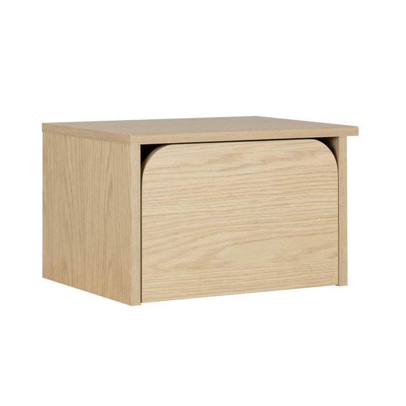 Galys κομοδίνο 44x34x27εκ. με ένα συρτάρι Rookwood Oak Galys κομοδίνο 44x34x27εκ. με ένα συρτάρι Rookwood Oak