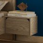 Galys κομοδίνο 44x34x27εκ. με ένα συρτάρι Rookwood Oak