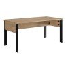 Faro γραφείο 160x80x74εκ. Blond Oak / Μαύρο Faro γραφείο 160x80x74εκ. Blond Oak / Μαύρο