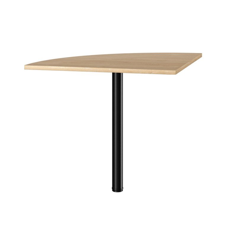 Faro σύνδεσμος γραφείων 80x80x74ek. Blond Oak / Μαύρο Faro σύνδεσμος γραφείων 80x80x74ek. Blond Oak / Μαύρο