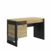 Russel Γραφείο 119x54x75εκ. Helvezia Oak / Black