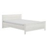 Lugano κρεβάτι διπλό 209x146x80εκ. ( για στρώμα 140x190εκ. ή 140x200εκ. )  Whitewashed Oak