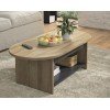 Soho τραπεζάκι σαλονιού 110x55x39εκ. Golden Oak / Black