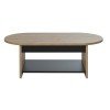 Soho τραπεζάκι σαλονιού 110x55x39εκ. Golden Oak / Black