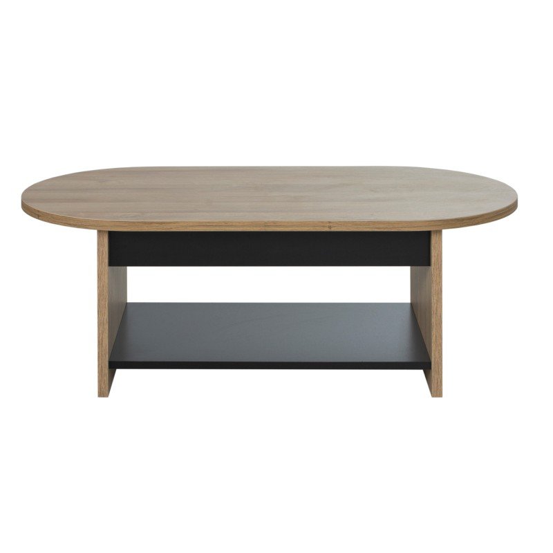 Soho τραπεζάκι σαλονιού 110x55x39εκ. Golden Oak / Black