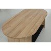 Soho τραπεζάκι σαλονιού 110x55x39εκ. Golden Oak / Black