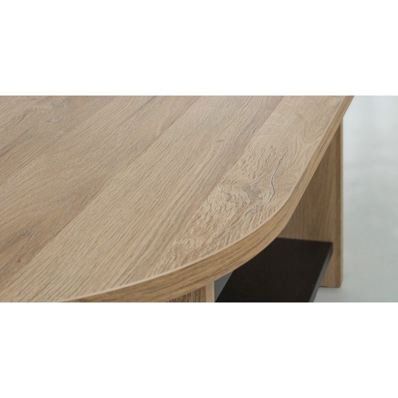 Soho τραπεζάκι σαλονιού 110x55x39εκ. Golden Oak / Black