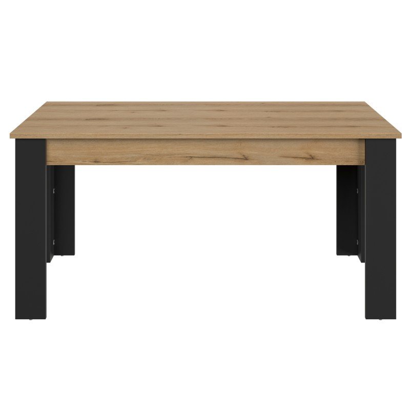 Trust Τραπέζι επεκτεινόμενο 160(200)x90εκ. Helvezia Oak / Black