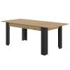 Trust Τραπέζι επεκτεινόμενο 160(200)x90εκ. Helvezia Oak / Black