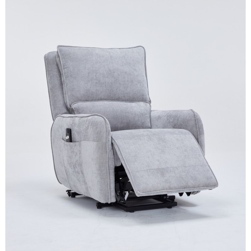 Zen πολυθρόνα Relax Lift 81,5x96x105εκ. με ηλεκτρική ανάκλιση Γκρι ύφασμα Zen πολυθρόνα Relax Lift 81,5x96x105εκ. με ηλεκτρική ανάκλιση Γκρι ύφασμα