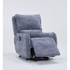 Zen πολυθρόνα Relax Lift 81,5x96x105εκ. με ηλεκτρική ανάκλιση Γκρι Σκούρο ύφασμα