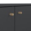 Bodo μπουφές με 2 πόρτες και 3 συρτάρια 147x39x81,7εκ. Γκρι Bodo μπουφές με 2 πόρτες και 3 συρτάρια 147x39x81,7εκ. Γκρι