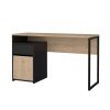 Function Plus γραφείο με ντουλάπι και συρτάρι 130,4x48,4x76,5εκ. Jackson Hickory Matt / Μαύρο Function Plus γραφείο με ντουλάπι και συρτάρι 130,4x48,4x76,5εκ. Jackson Hickory Matt / Μαύρο