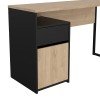 Function Plus γραφείο με ντουλάπι και συρτάρι 130,4x48,4x76,5εκ. Jackson Hickory Matt / Μαύρο Function Plus γραφείο με ντουλάπι και συρτάρι 130,4x48,4x76,5εκ. Jackson Hickory Matt / Μαύρο