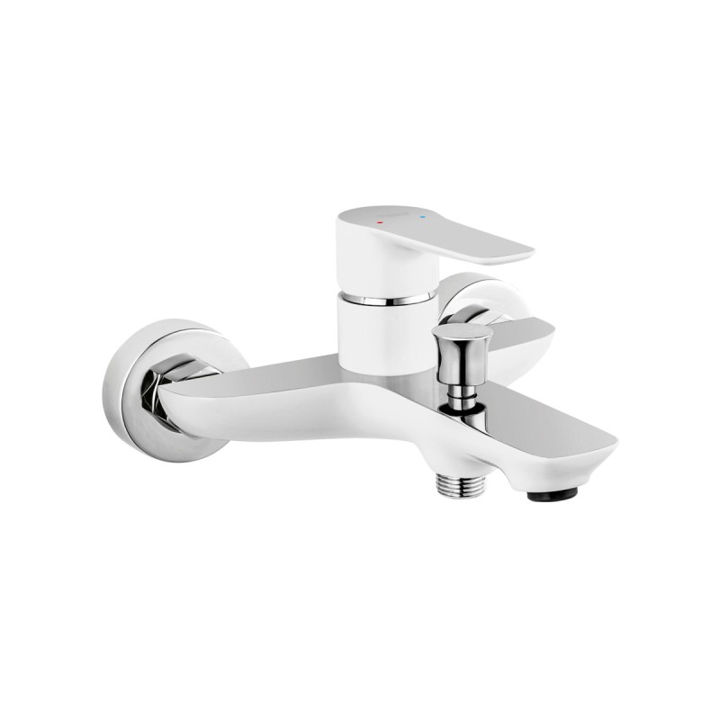 Μπαταρία λουτρού White/Chrome ADORE BDR1 FERRO Μπαταρία λουτρού White/Chrome ADORE BDR1 FERRO