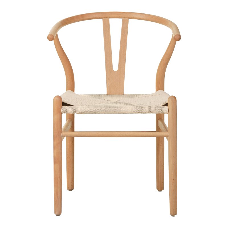 Καρέκλα Wishbone pakoworld rubberwood-σχοινί σε φυσική απόχρωση 53.5x57x74εκ Καρέκλα Wishbone pakoworld rubberwood-σχοινί σε φυσική απόχρωση 53.5x57x74εκ