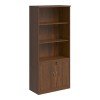 Βιβλιοθήκη γραφείου επαγγελματική Fesialo pakoworld wenge 80x40x180εκ