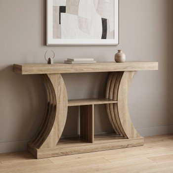 Κονσόλα Conde pakoworld sonoma 160x30x90εκ