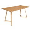 Τραπέζι Pendra pakoworld mdf επιφάνεια με πόδι ξύλο μασίφ σε sonoma απόχρωση 150x80x75εκ