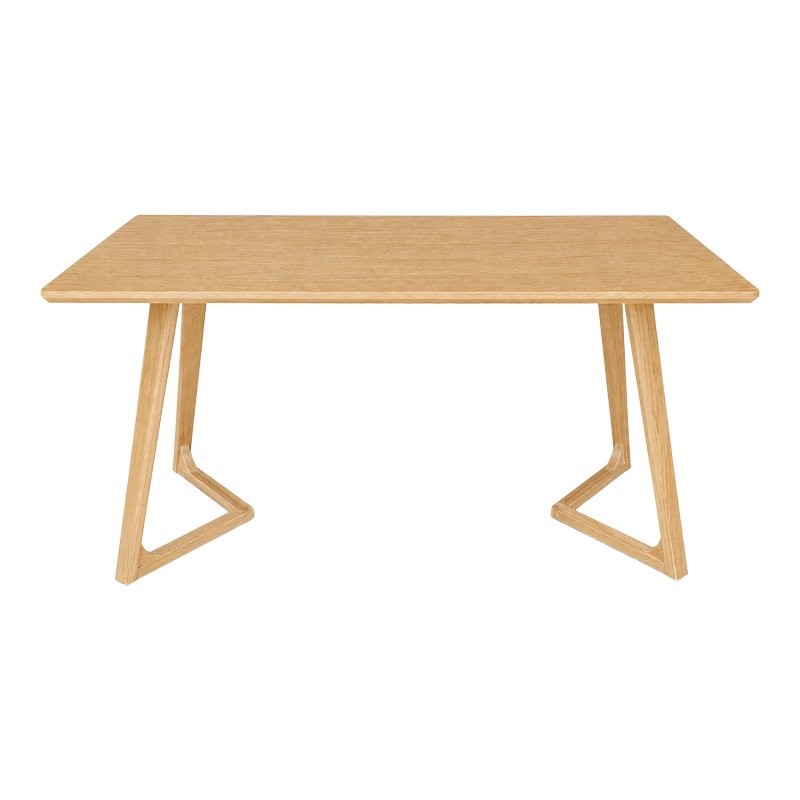 Τραπέζι Pendra pakoworld mdf επιφάνεια με πόδι ξύλο μασίφ σε sonoma απόχρωση 150x80x75εκ