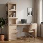 Γραφείο με βιβλιοθήκη Cliner pakoworld sonoma 140x50x180εκ