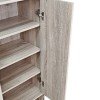 Παπουτσοθήκη Ντουλάπι Lemba pakoworld sonoma 80x33x120εκ