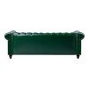 Kαναπές τριθέσιος τ. Chesterfield pakoworld pu κυπαρισσί 203x84x67εκ