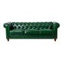 Kαναπές τριθέσιος τ. Chesterfield pakoworld pu κυπαρισσί 203x84x67εκ