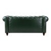 Kαναπές διθέσιος τ. Chesterfield pakoworld pu κυπαρισσί 160x84x67εκ