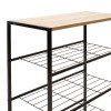 Παπουτσοθήκη Ramon pakoworld 12 ζευγών φυσικό-μαύρο 63x30x83εκ Παπουτσοθήκη Ramon pakoworld 12 ζευγών φυσικό-μαύρο 63x30x83εκ