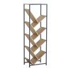 Βιβλιοθήκη Orunta pakoworld oak- μαύρο μέταλλο 40x26.5x125εκ Βιβλιοθήκη Orunta pakoworld oak- μαύρο μέταλλο 40x26.5x125εκ