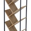 Βιβλιοθήκη Orunta pakoworld oak- μαύρο μέταλλο 40x26.5x150εκ Βιβλιοθήκη Orunta pakoworld oak- μαύρο μέταλλο 40x26.5x150εκ