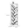 Βιβλιοθήκη Orunta pakoworld oak- μαύρο μέταλλο 40x26.5x150εκ Βιβλιοθήκη Orunta pakoworld oak- μαύρο μέταλλο 40x26.5x150εκ