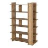 Βιβλιοθήκη Oslo pakoworld sonoma 100x32x146.5εκ