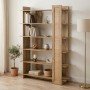 Βιβλιοθήκη Oslo pakoworld sonoma 100x32x146.5εκ