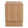 Κομοδίνο Jenfia pakoworld mdf σε φυσική απόχρωση 48x39x50,5εκ