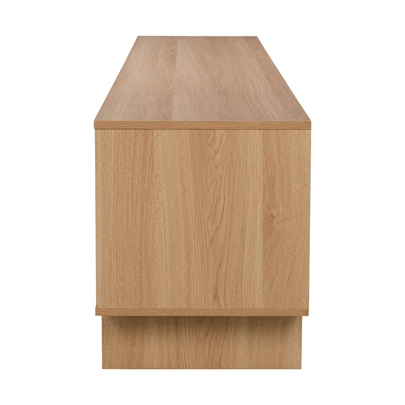 Έπιπλο τηλεόρασης Jenfia pakoworld mdf σε φυσική απόχρωση 180x39x45,5εκ