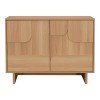 Μπουφές Jenfia pakoworld mdf σε φυσική απόχρωση 101,2x39x75,5εκ