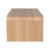 Τραπέζι σαλονιού Kelba pakoworld mdf σε φυσική απόχρωση 100x50x35,5εκ