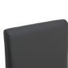 Καρέκλα Zeben pakoworld μαύρο PU με πόδι μαύρο rubberwood 43,5x55,5x93,5εκ