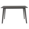 Τραπέζι Benson pakoworld MDF σε rustic grey απόχρωση 120x75x75εκ