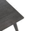 Τραπέζι Benson pakoworld MDF σε rustic grey απόχρωση 120x75x75εκ