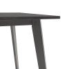 Τραπέζι Benson pakoworld MDF σε rustic grey απόχρωση 120x75x75εκ