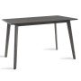 Τραπέζι Benson pakoworld MDF σε rustic grey απόχρωση 120x75x75εκ