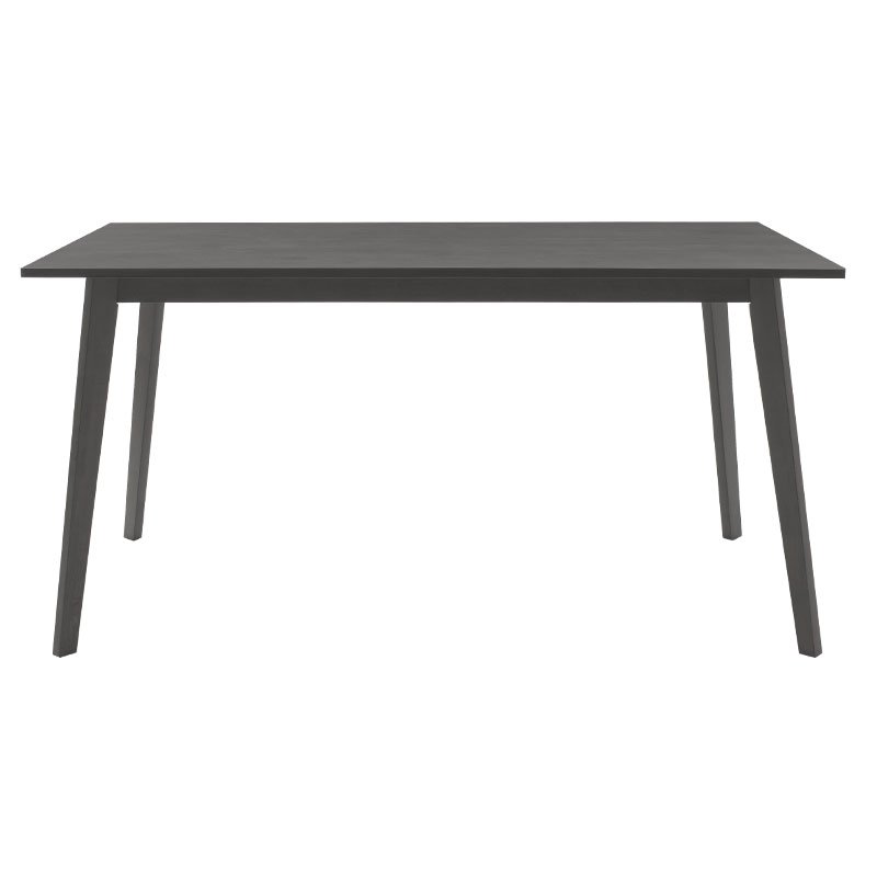 Τραπέζι Benson pakoworld MDF σε rustic grey απόχρωση 150x90x75εκ