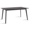 Τραπέζι Benson pakoworld MDF σε rustic grey απόχρωση 150x90x75εκ